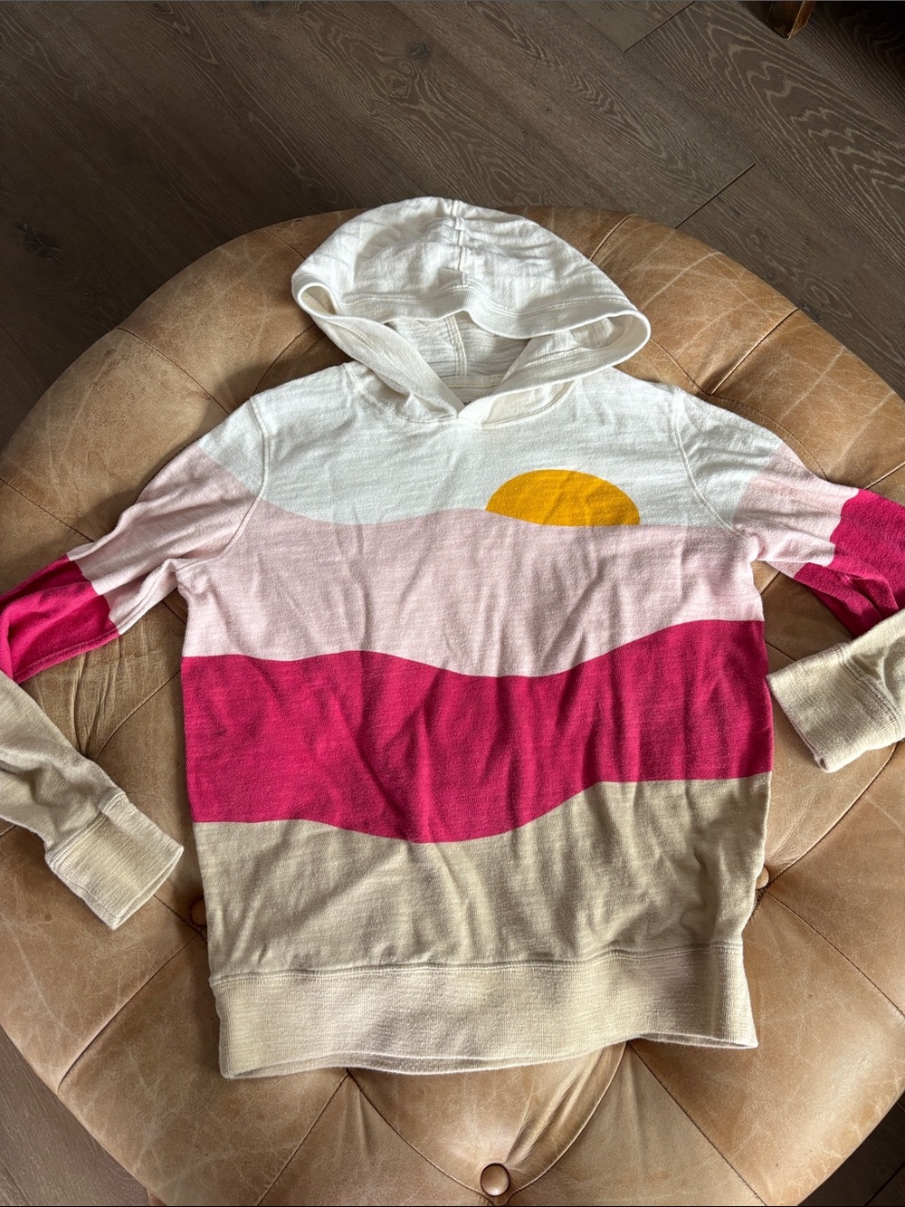 Faherty Women’s Long Sleeve Top with Hood Size S